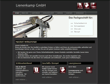 Tablet Screenshot of lienenkamp.de